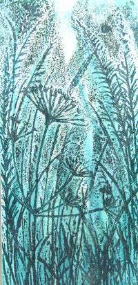 Recycled plastic on aluminium by Anna Roebuck