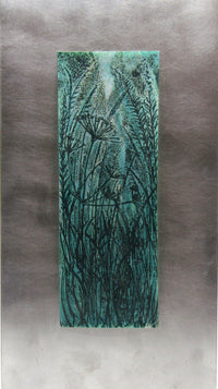 Recycled plastic on aluminium by Anna Roebuck