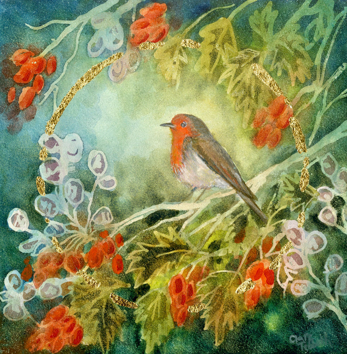 Comforting Presence - original watercolour painting by Clare Tebboth