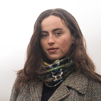 "Cairngorm" Velvet Infinity Scarf by Agate & Ayre