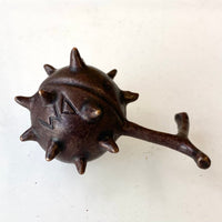Bronze Miniature Sleeping Mouse in a Conker by David Meredith
