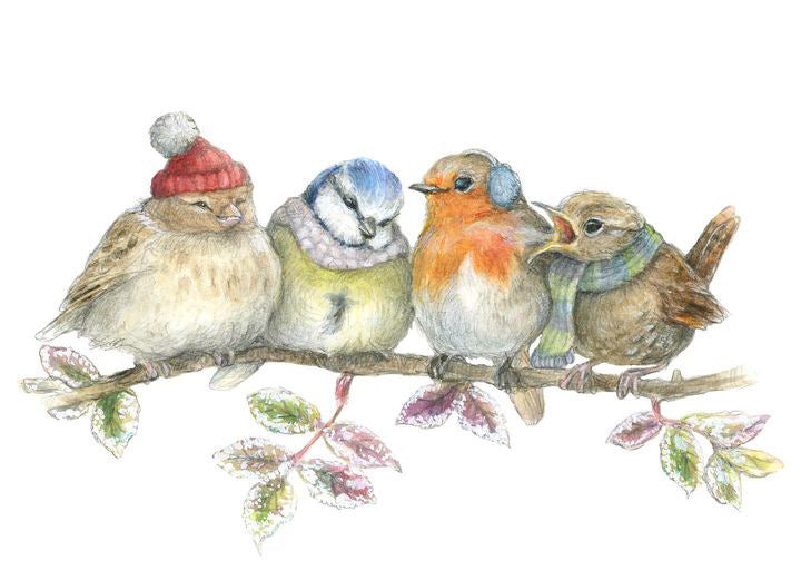 Frosty Morning - original watercolour by Natacha Chohra