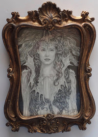 Faery Study I - Original Pencil Drawing by Ed Org