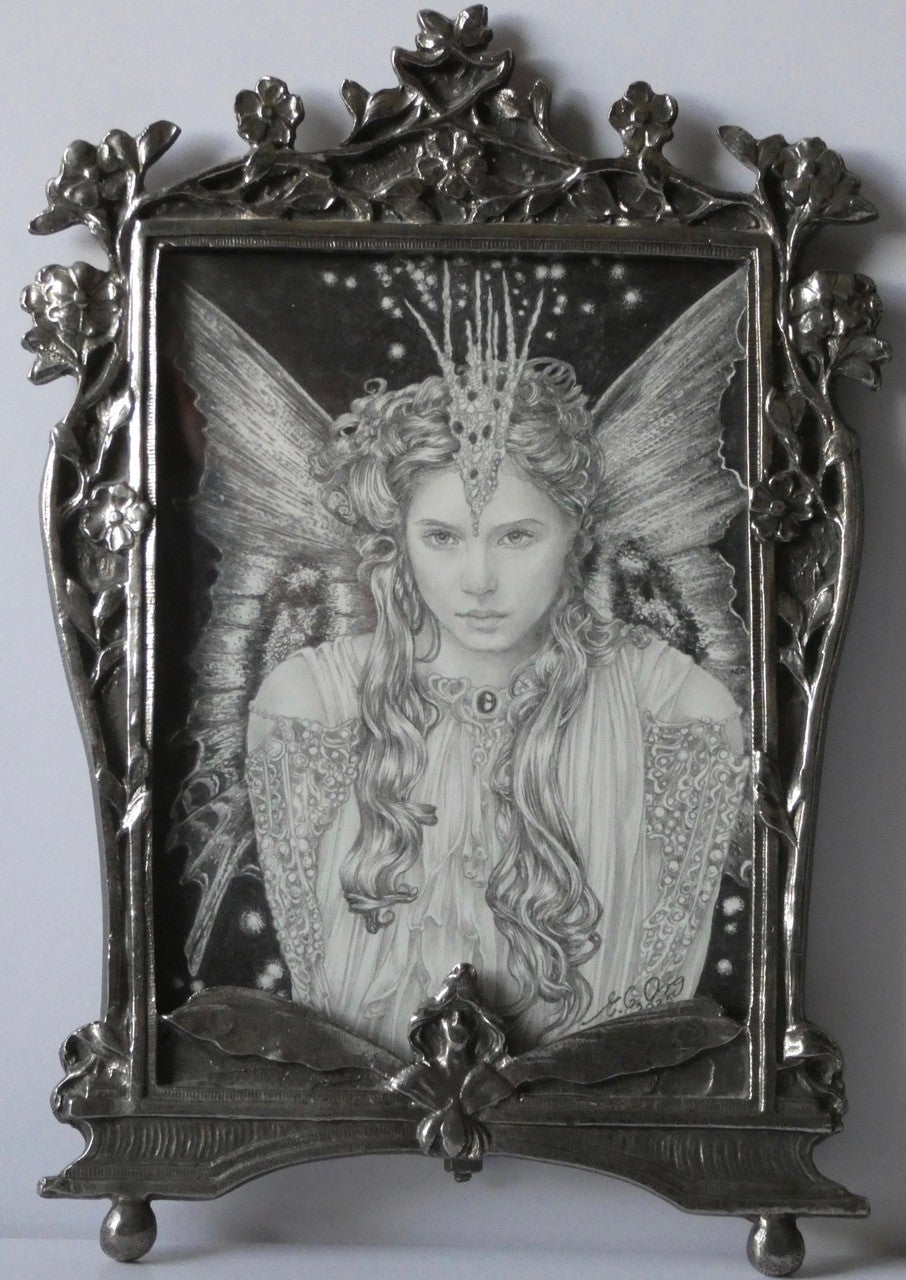 Faery Study II - Original Pencil Drawing by Ed Org