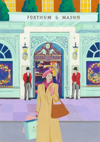 Fortnum & Mason Print by Mary Casserley