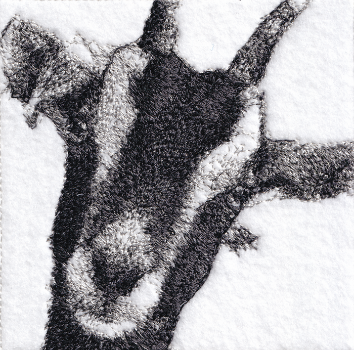 Billy the Goat embroidery by Catherine Browne
