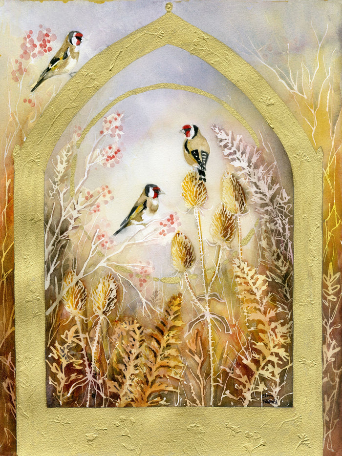 Golden Arch - original watercolour painting by Clare Tebboth