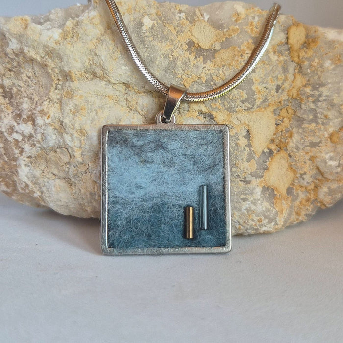 Merino Wool Pendant (HFFP01) by Heidi Fenn