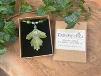 Hawthorn Leaf Necklace