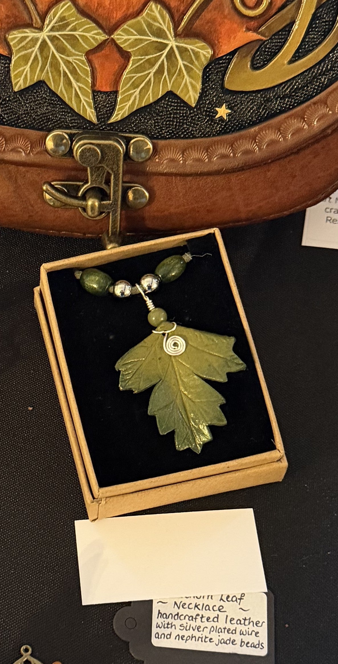 Hawthorn Leaf Necklace