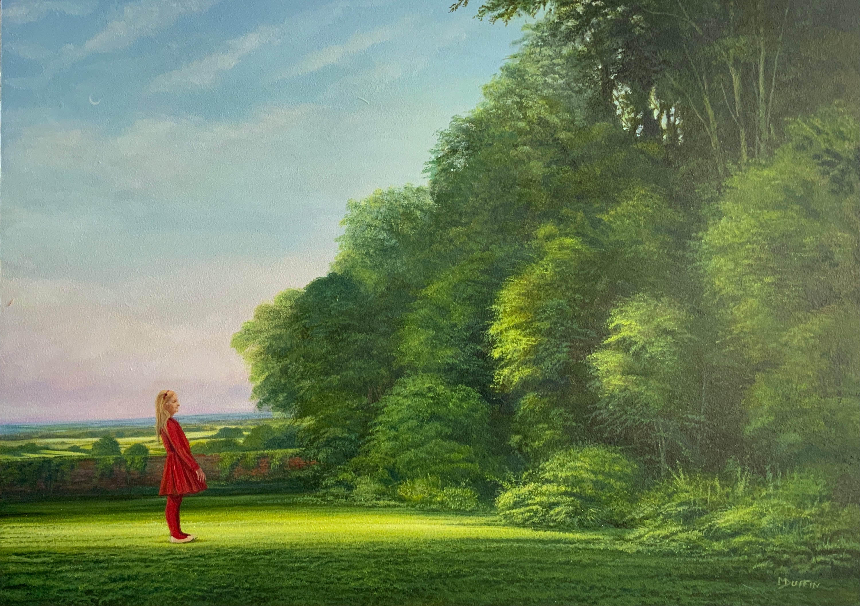 "Hello?" - Original Painting by Mark Duffin