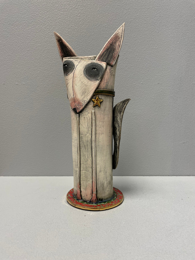 Large Dog 1 - Ceramic Sculpture by Sarah Saunders