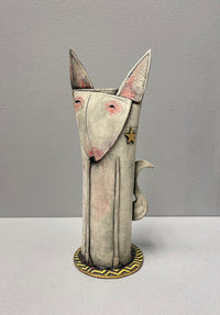 Large Dog 3 - Ceramic Sculpture by Sarah Saunders