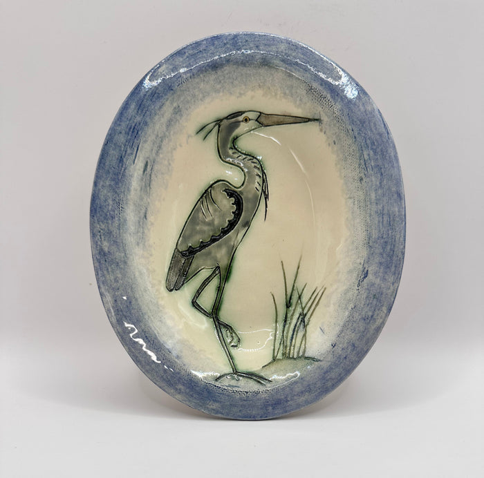 Heron Dish by Jeanne Jackson