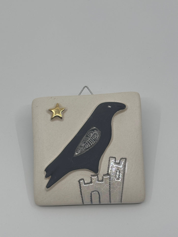 Raven & Castle Design Hanging Tile by Sophie Smith (SS97)