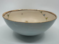 Small Bowl with 2 Birds & Bunting by Sophie Smith (SS101)