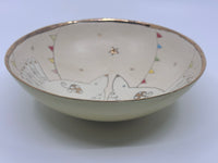 Large Bowl with 2 Birds & Bunting by Sophie Smith (SS105)