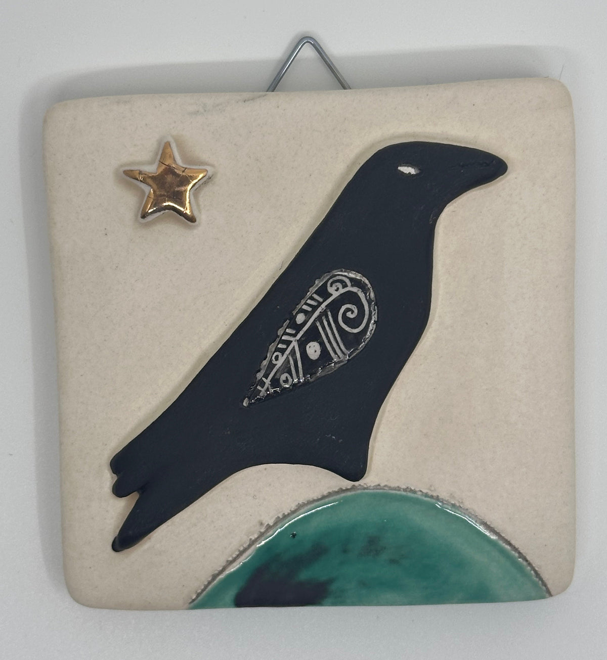 Raven & Star Design Hanging Tile by Sophie Smith (SS108)