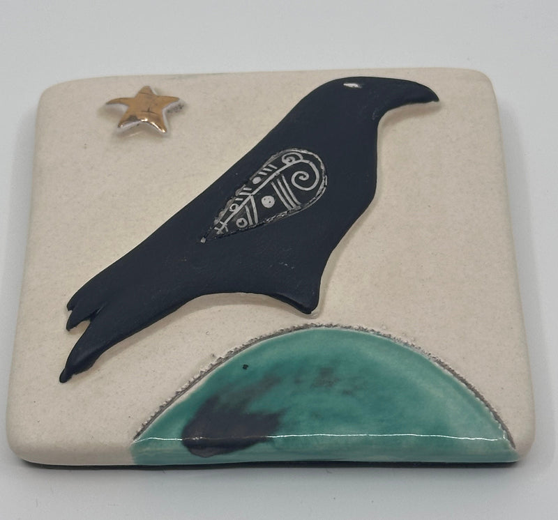 Raven & Star Design Hanging Tile by Sophie Smith (SS108)