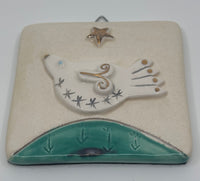 Bird & Star Design Hanging Tile by Sophie Smith (SS111)