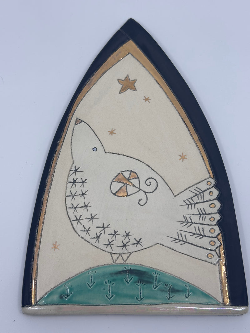 Bird & Star Plaque by Sophie Smith (SS114)