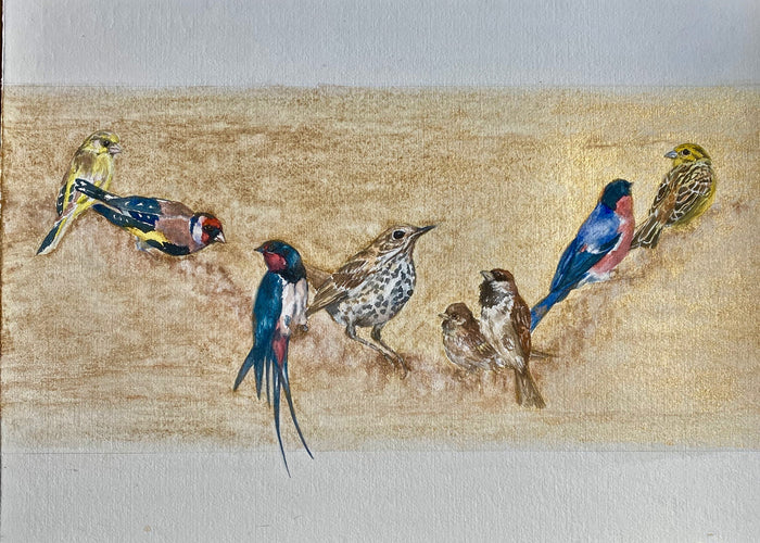 Tapestry of Garden Birds by Sally Leggatt
