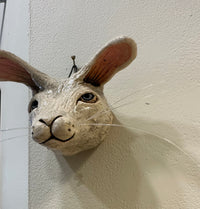 'Hare Head' hand-sculpted by Emily Stracey