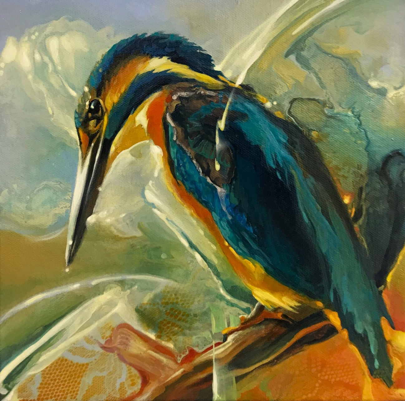 Kingfisher VI by Julien Hatswell – Obsidian Art