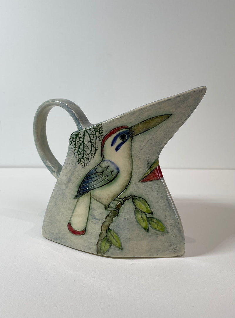 Birds Triangle Jug by Jeanne Jackson