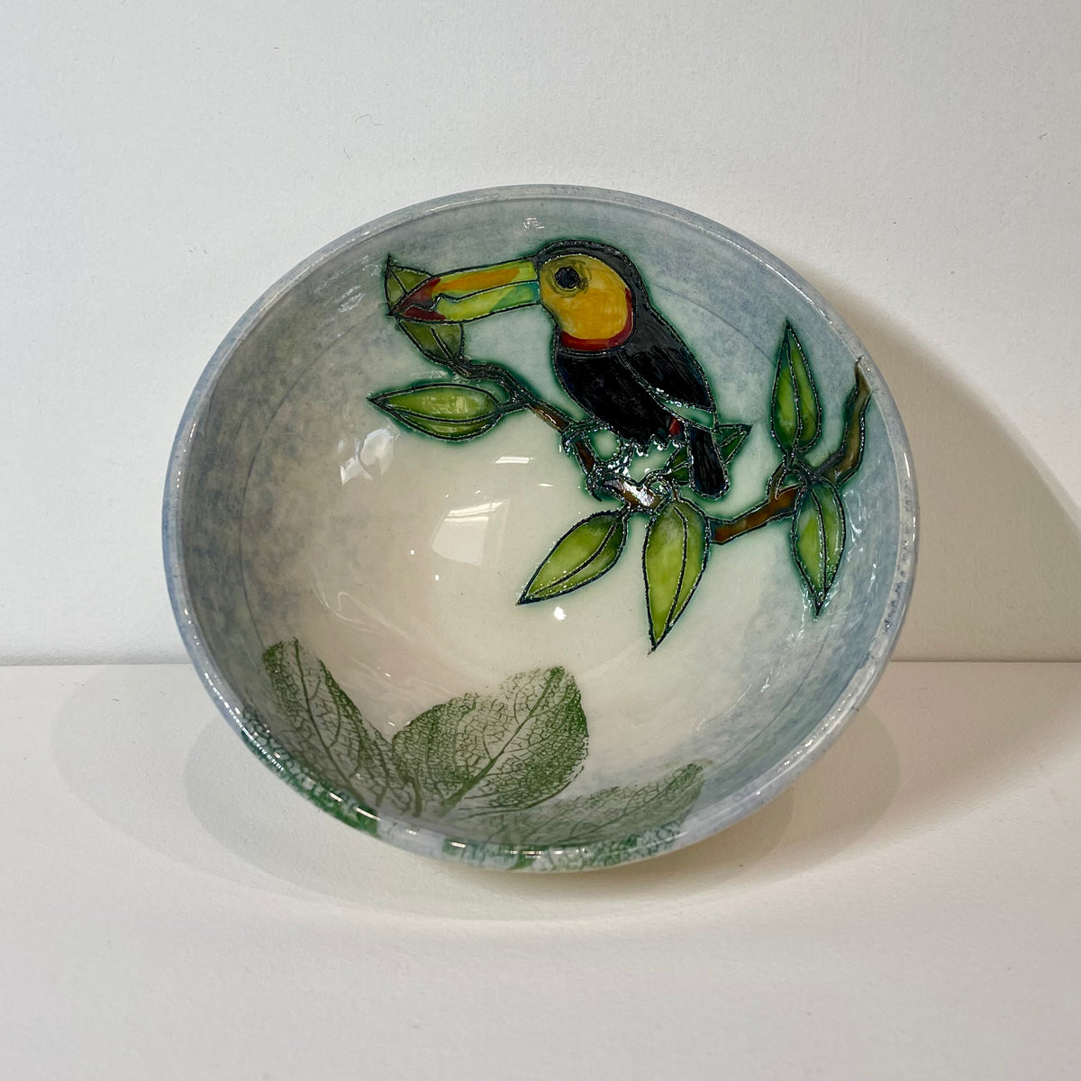 Small Toucan Bowl by Jeanne Jackson