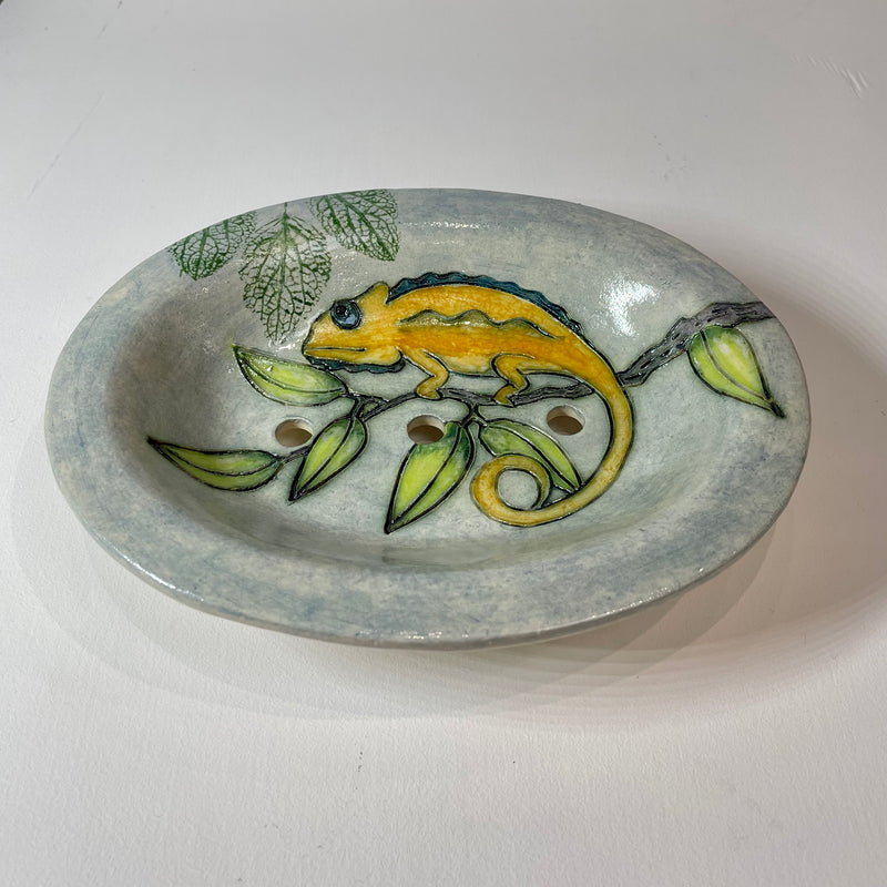 Medium Chameleon Soap Dish by Jeanne Jackson