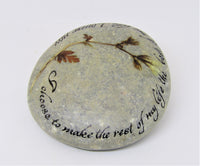 Hand painted stone by Alexis Penn Carver