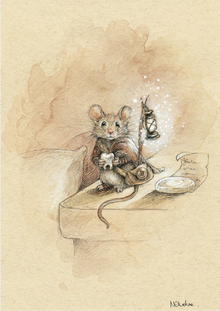 La Petite Souris - print by Natacha Chohra