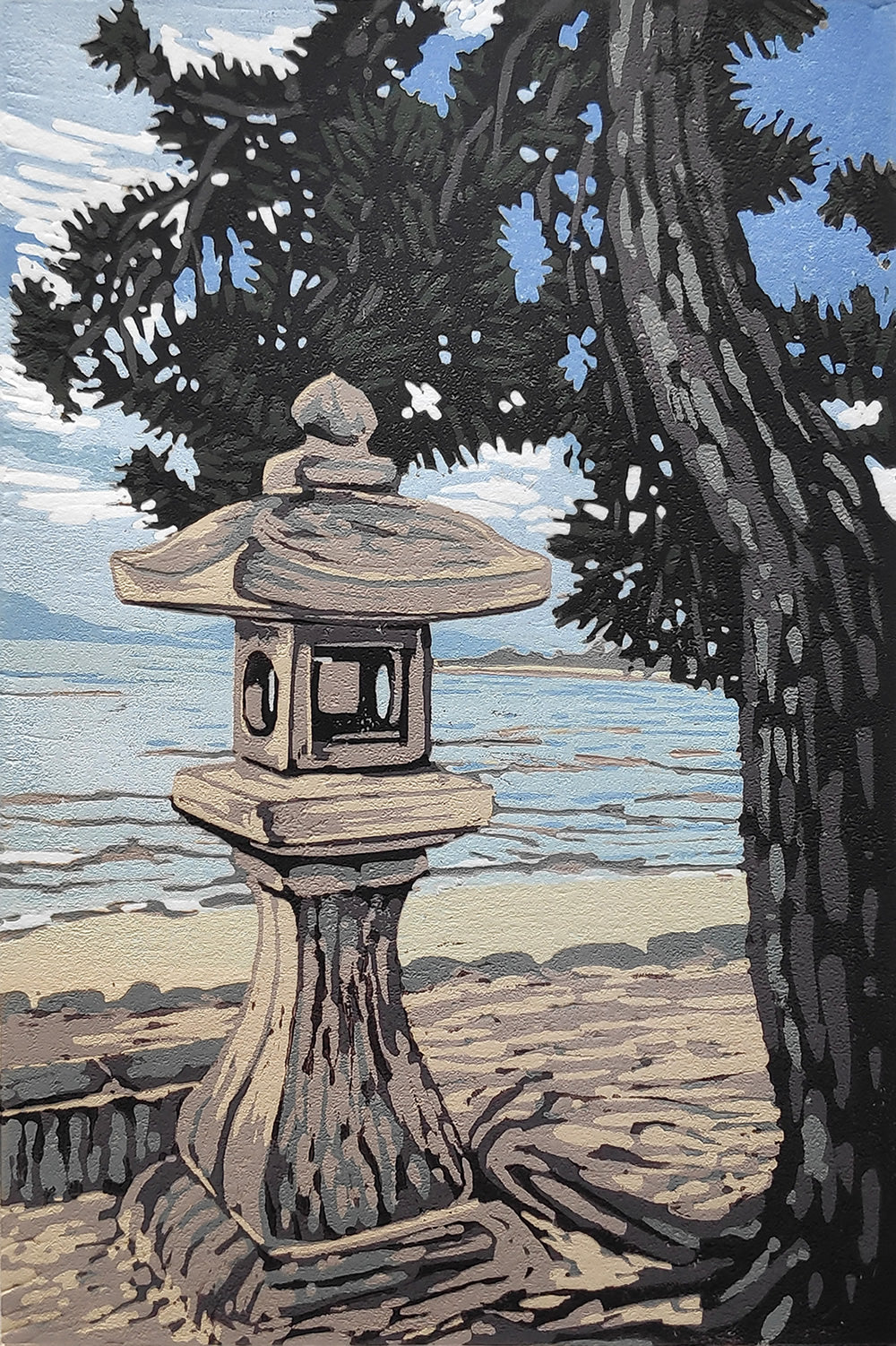 Lantern and Pine - by Alexandra Buckle