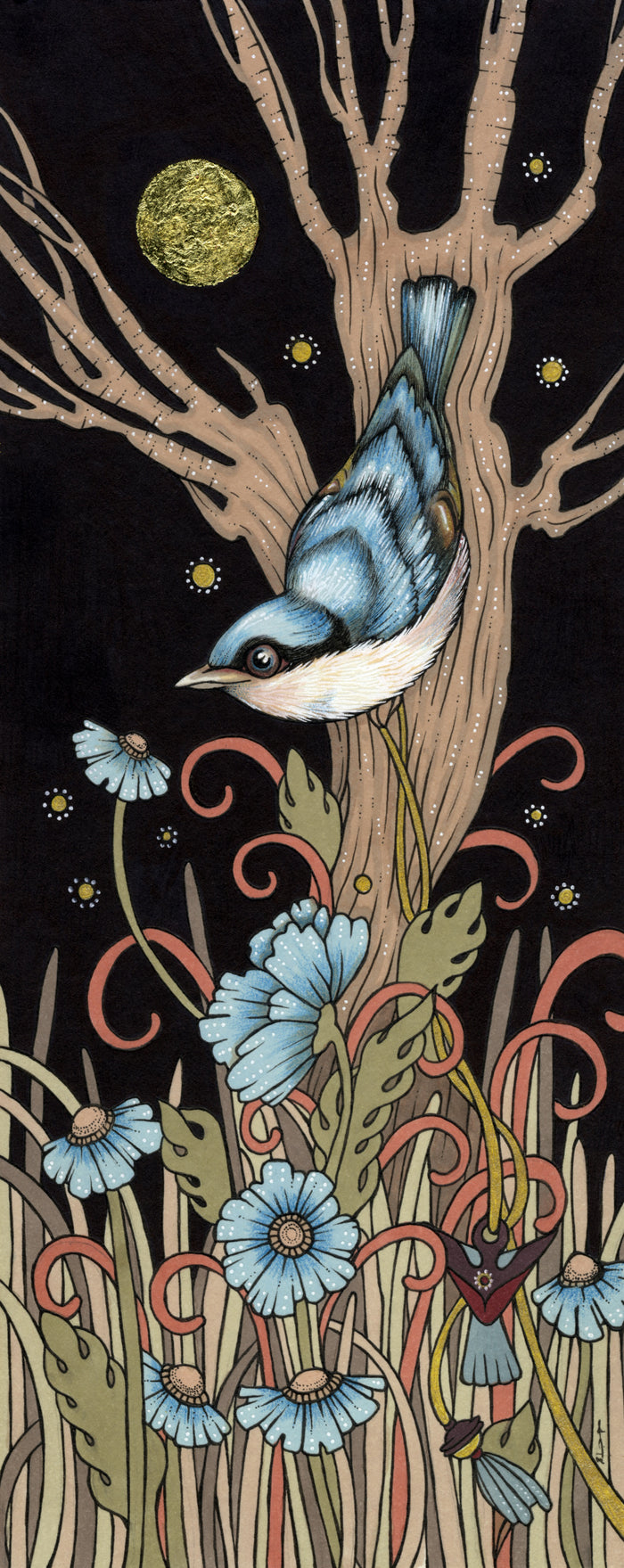 Lavish (nuthatch) by Anita Inverarity