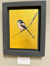 Long Tailed Tit Icon Painting by Becky Munting