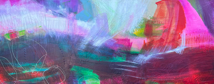 Magenta Waves by Amy Huitson
