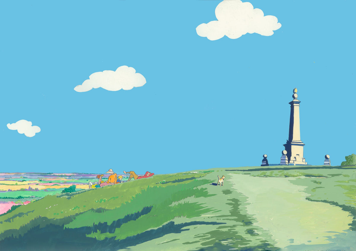 Picnic on Coombe Hill by Mary Casserley