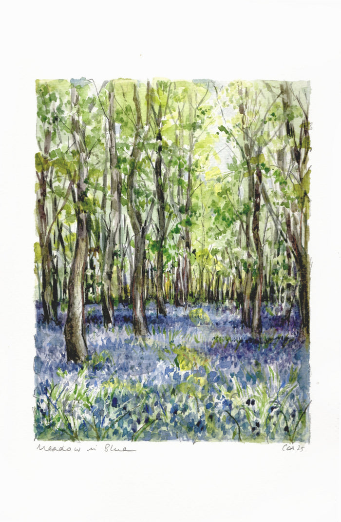 Meadow in Blue by Carmen Carreira