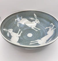 Three Hare Design Large Bowl by Neil Tregear (NT40)