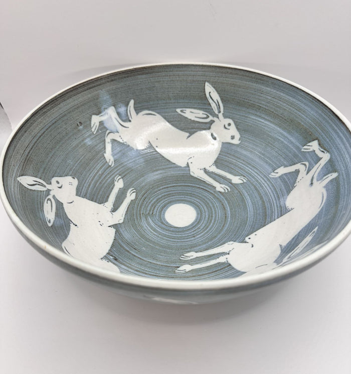 Three Hare Design Large Bowl by Neil Tregear (NT40)
