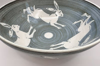 Three Hare Design Shallow Bowl by Neil Tregear