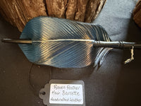 Raven Feather (Blue) Hairslide
