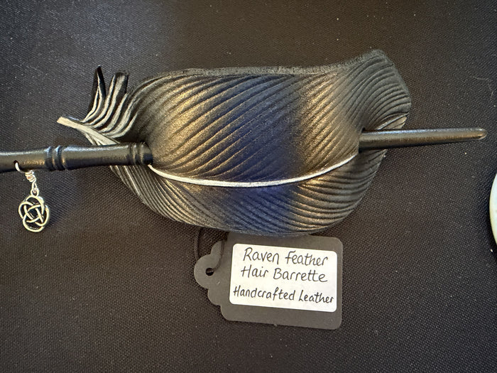 Raven Feather (Black) Hairslide