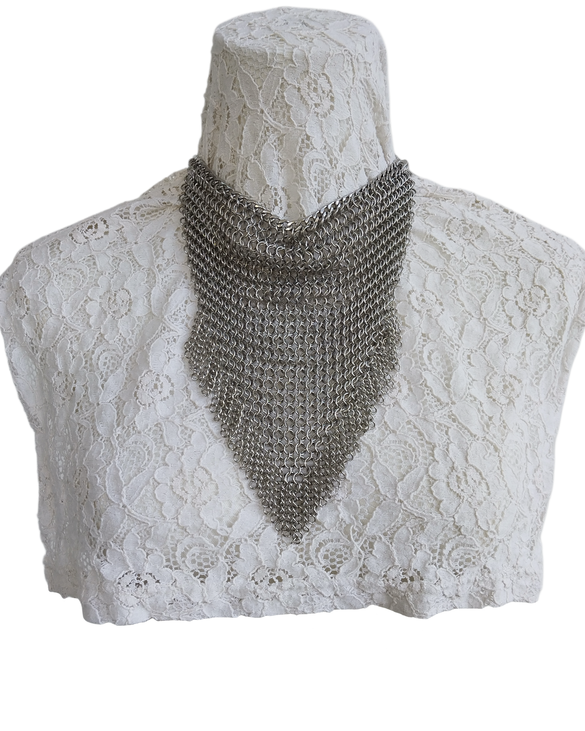 The Echo Chainmail Bandana Necklace by Emily Victoria