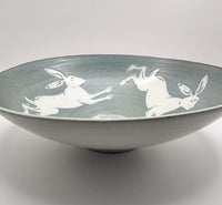 Three Hare Design Shallow Bowl by Neil Tregear (NT25)