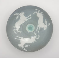 Three Hare Design Shallow Bowl by Neil Tregear (NT25)