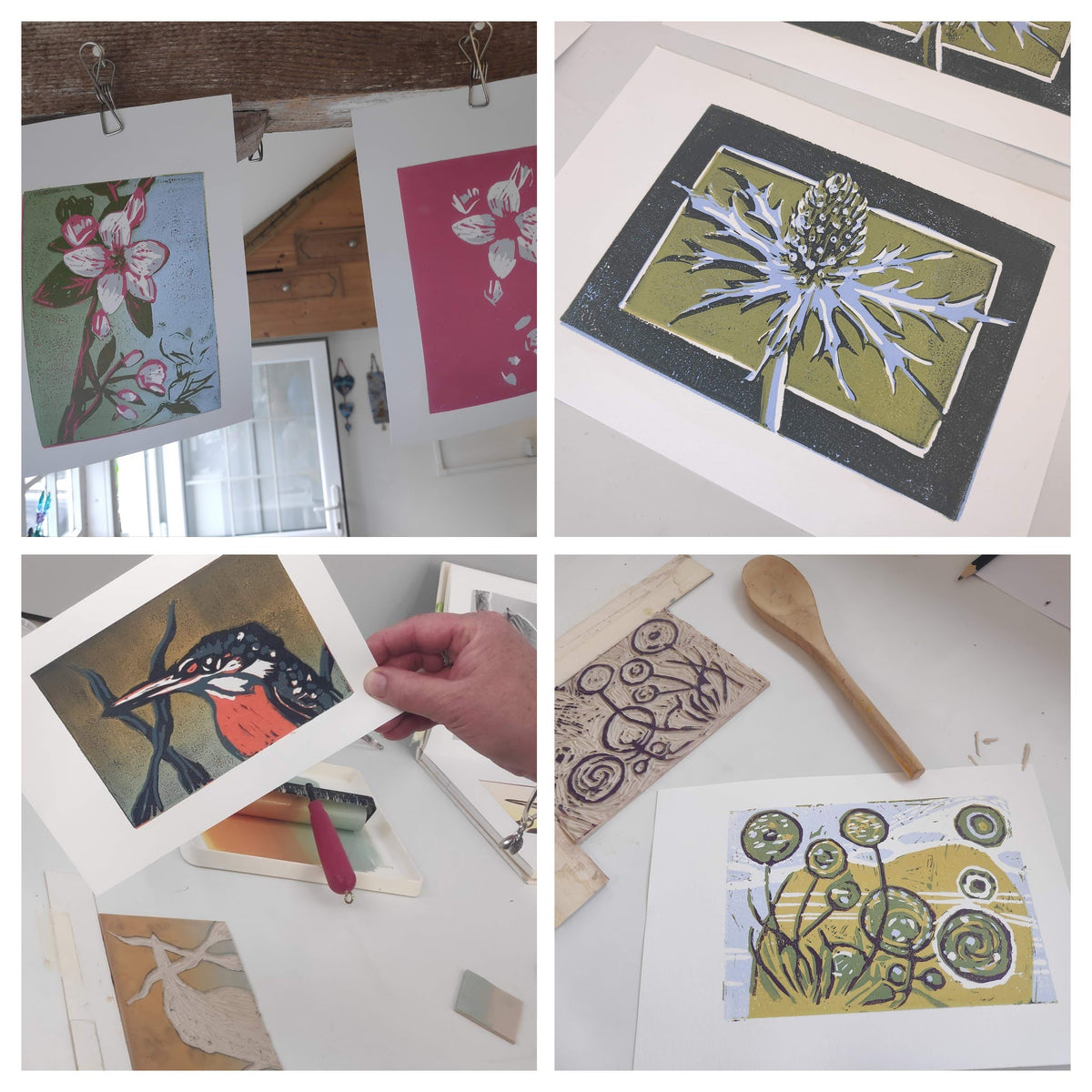 Reduction Linocut Workshop with Printmaker, Alexandra Buckle