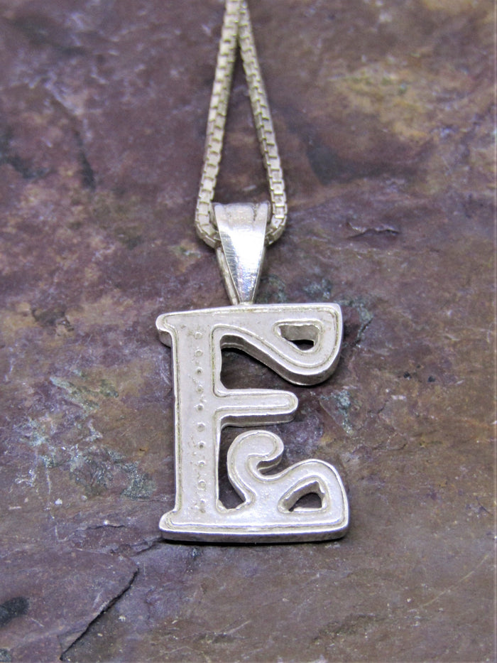 Initial Solid Silver Jewellery