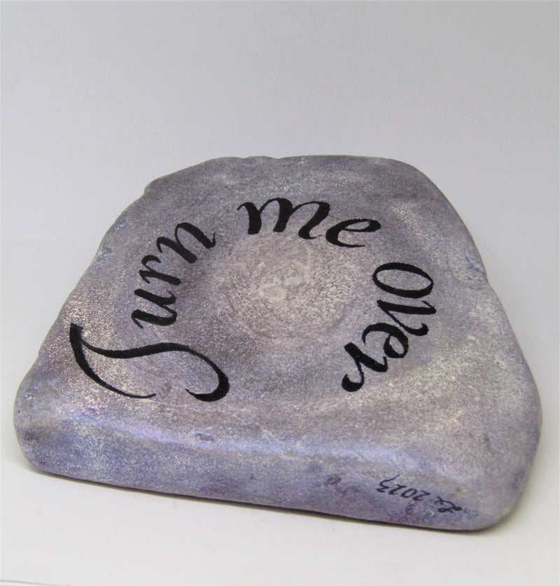 Hand painted stone by Alexis Penn Carver